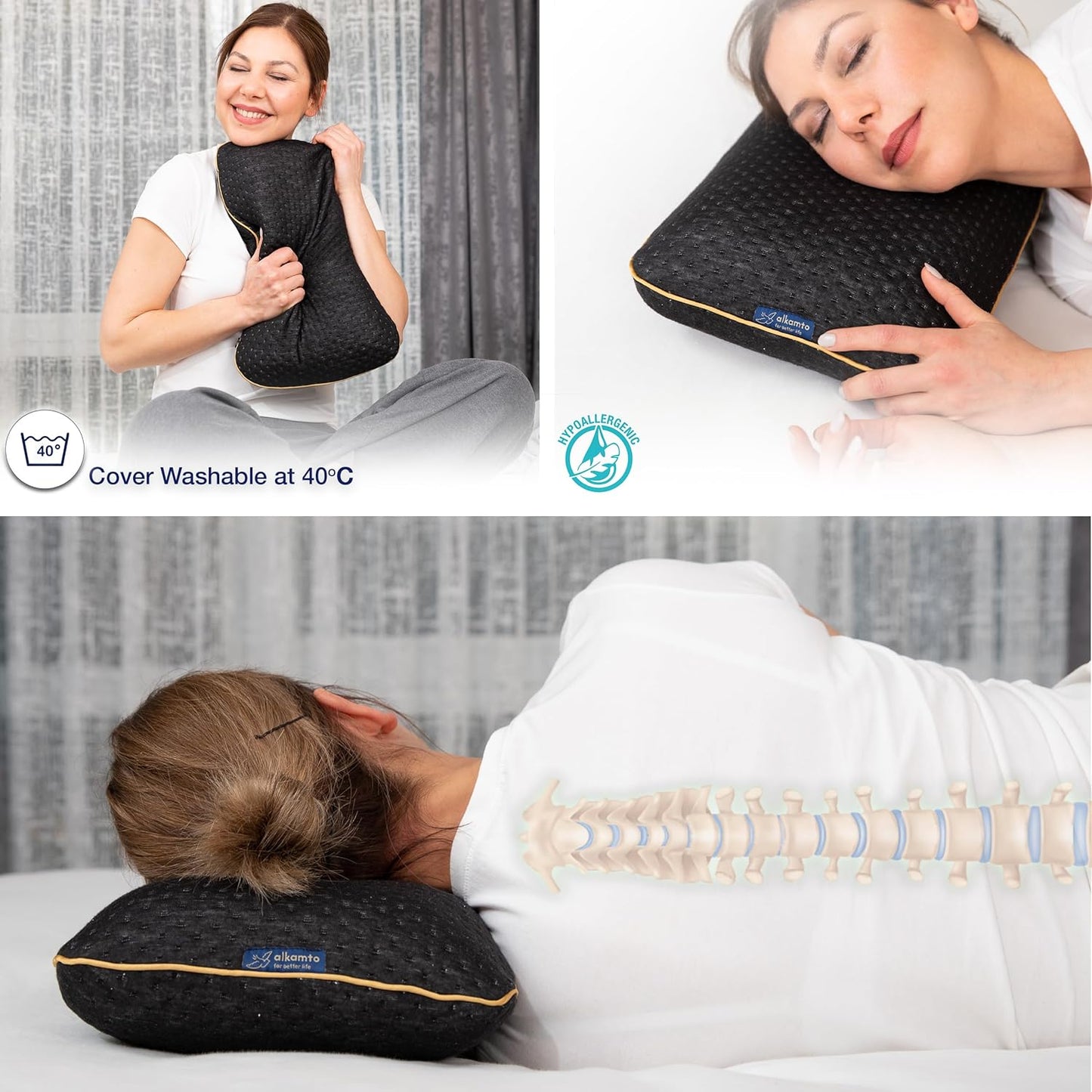 CampEase Portable Memory Travel Pillow