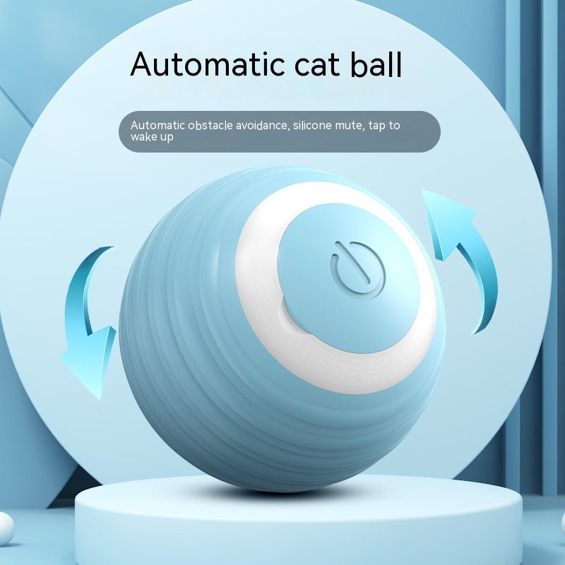 Smart Whisker: The Self-Rolling, Bouncing Cat Delight Ball - Ceedalles